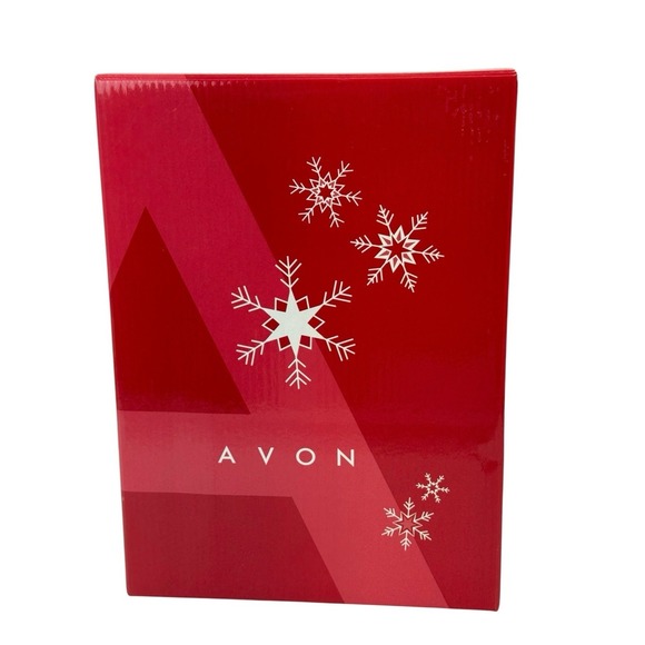 Avon Fiber Optic Tree White Porcelain 10" Christmas Musical Original Box w/Balls - Picture 9 of 10